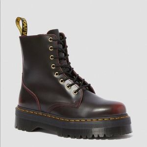 Dr Martens Jason Arcadia Cherry Red Boots Size 8